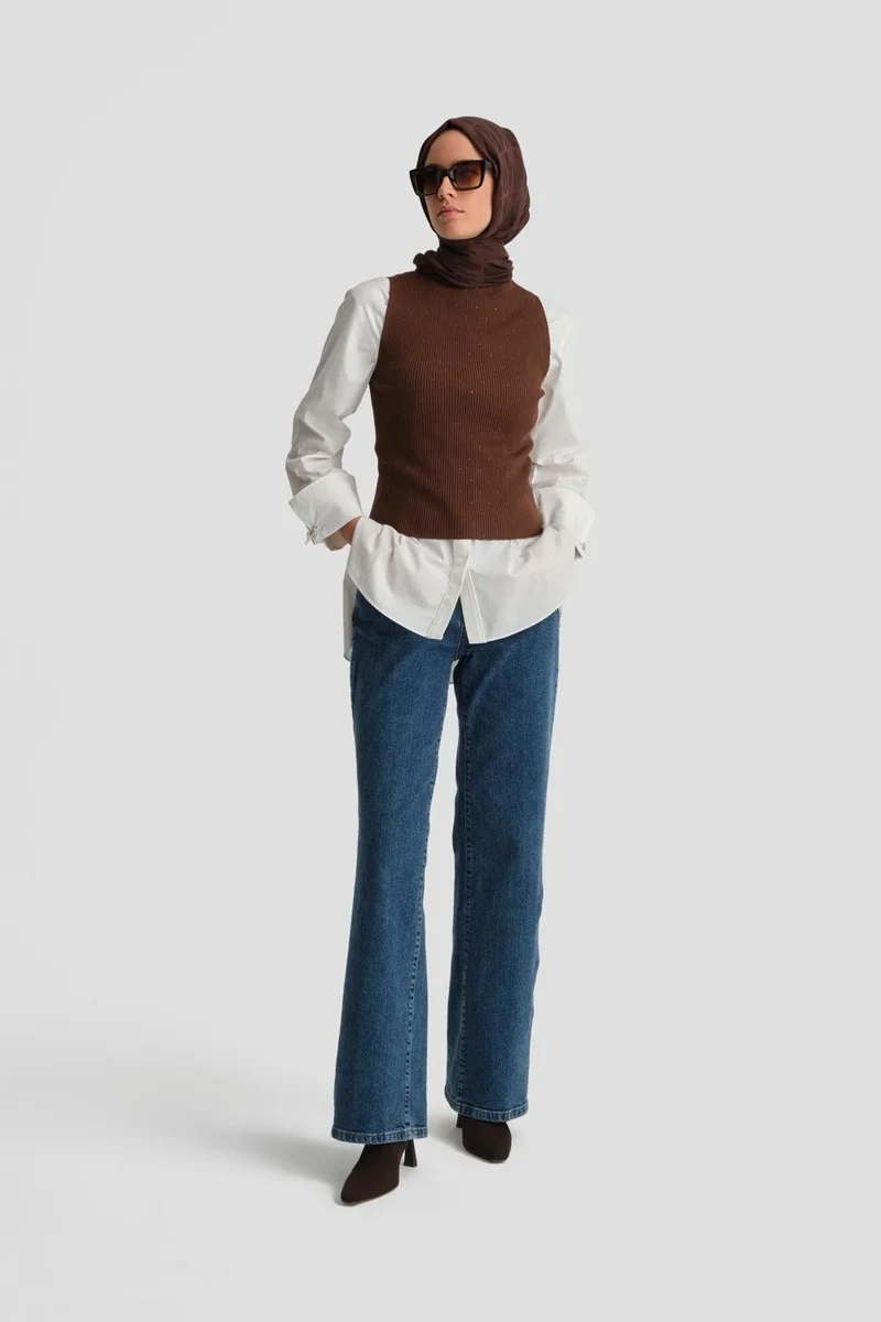 ARMINE Stone Knitwear 24KD2807 Bitter Brown