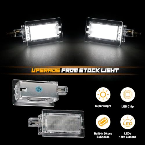 NDRUSH LED Car Door Light Puddle Lights Performance Courtesy Shadow Light Compatible with 2011-2017 Chrysler 200 2005-2020 Chrysler 300 2008-2014 Dodge Avenger 2008-2020 Challenger 2006-2020 Charger - Image 3