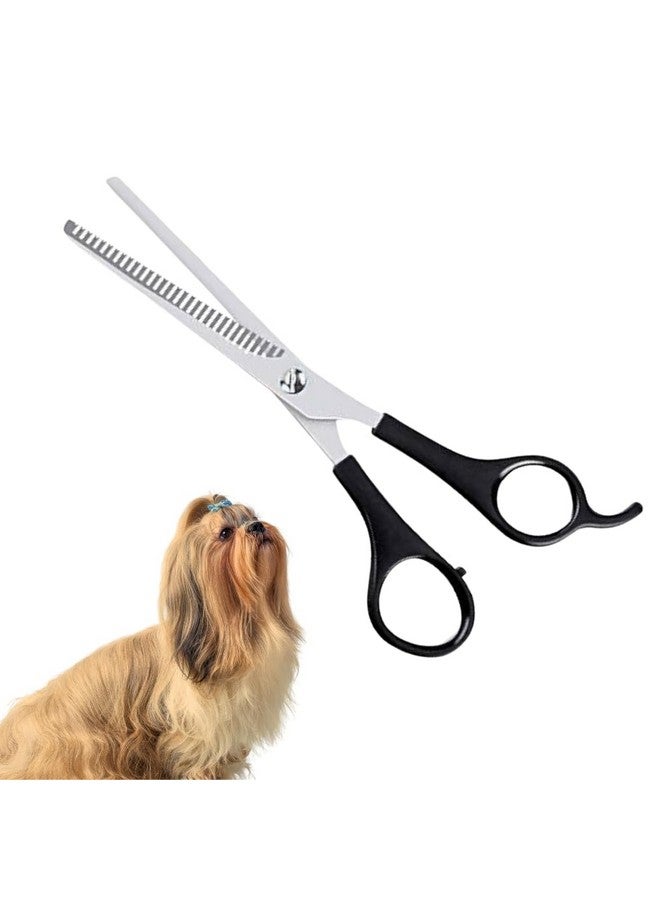Western Era Pet Small Thinning Scissor Is A Top-Notch Grooming Instrument Crafted For Precision In Trimming And Thinning Pet Hair, Engineered With Comfort And Safety In Mind. - Image 1