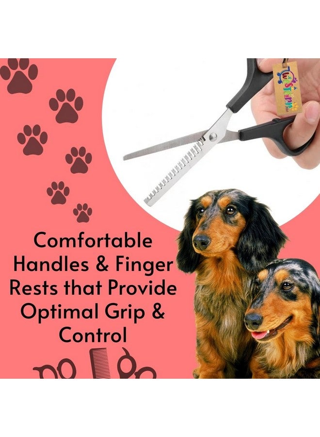 Western Era Pet Small Thinning Scissor Is A Top-Notch Grooming Instrument Crafted For Precision In Trimming And Thinning Pet Hair, Engineered With Comfort And Safety In Mind. - Image 4