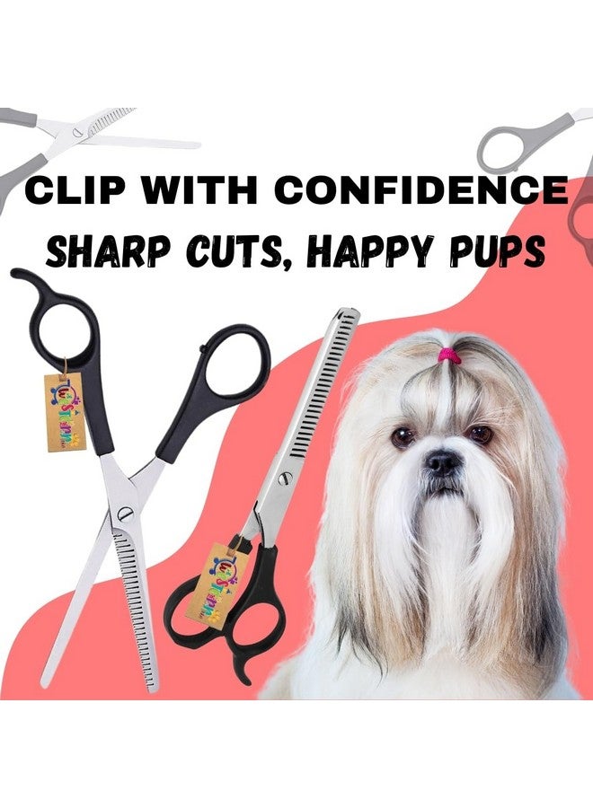 Western Era Pet Small Thinning Scissor Is A Top-Notch Grooming Instrument Crafted For Precision In Trimming And Thinning Pet Hair, Engineered With Comfort And Safety In Mind. - Image 3