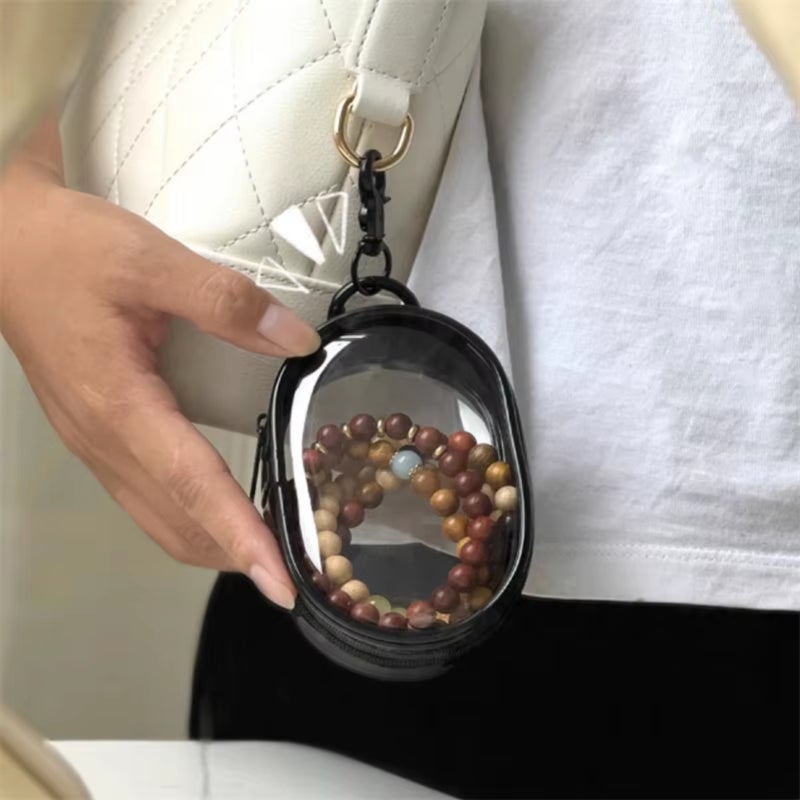 Data Cable Charger Charging Storage Transparent Winding Portable Out-and-out Headphone Storage Box Mobile Phone Organizer Bag - Image 4