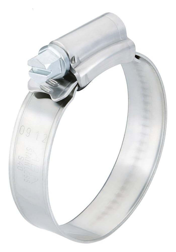 Boating Accessories Scandvik Stainless Steel Hose Clamp, SAE Size 10, 19-28 mm, 10 Pack - Image 1