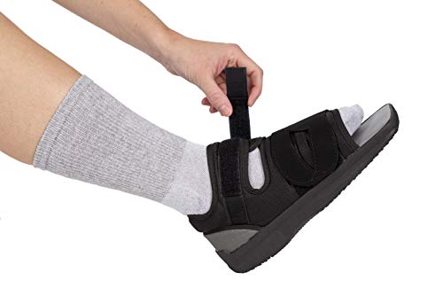 United Ortho Post-Op Shoe - Orthopedic Adjustable Recovery Shoe For Broken Foot or Toe, Post Surgery, Lightweight Medical Shoe, Left or Right Foot, (Women's Medium) - Image 4