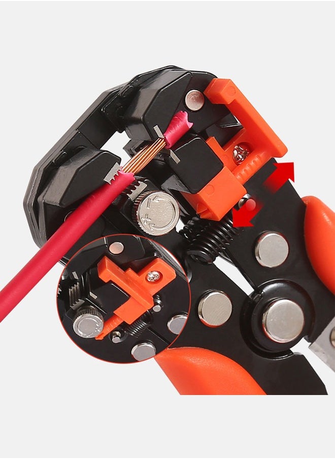 Generic Multifunctional Cable Wire Stripper Cutter Crimping Stripping Plier Tool Cutting Pliers Tool for Wire Stripping Cutting Crimping  - Image 3