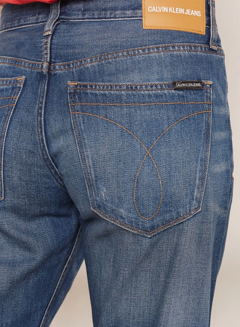 Calvin Klein Jeans Ripped Boyfriend Jeans