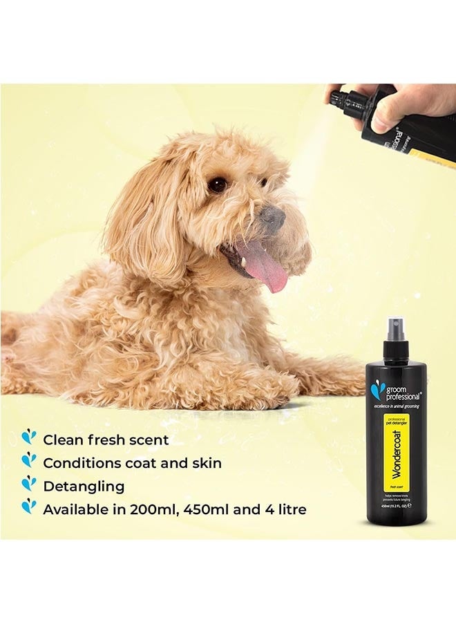 Groom Professional Wondercoat مزيل تشابك الشعر للحيوانات الأليفة - 200 مل - Image 3