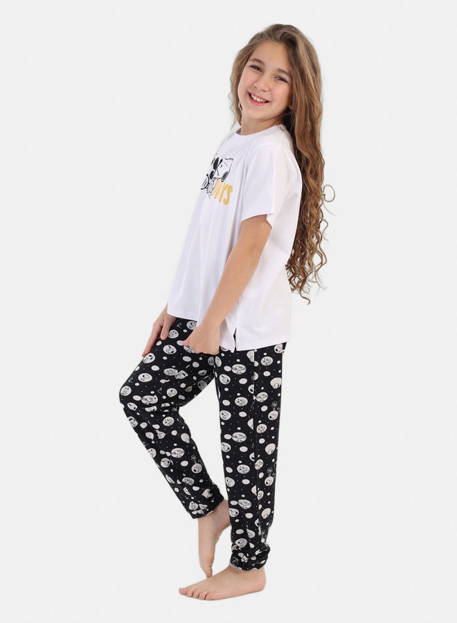 كارينا مجموعة بيجامات مطبوعة من Girly Snoopy - Image 2