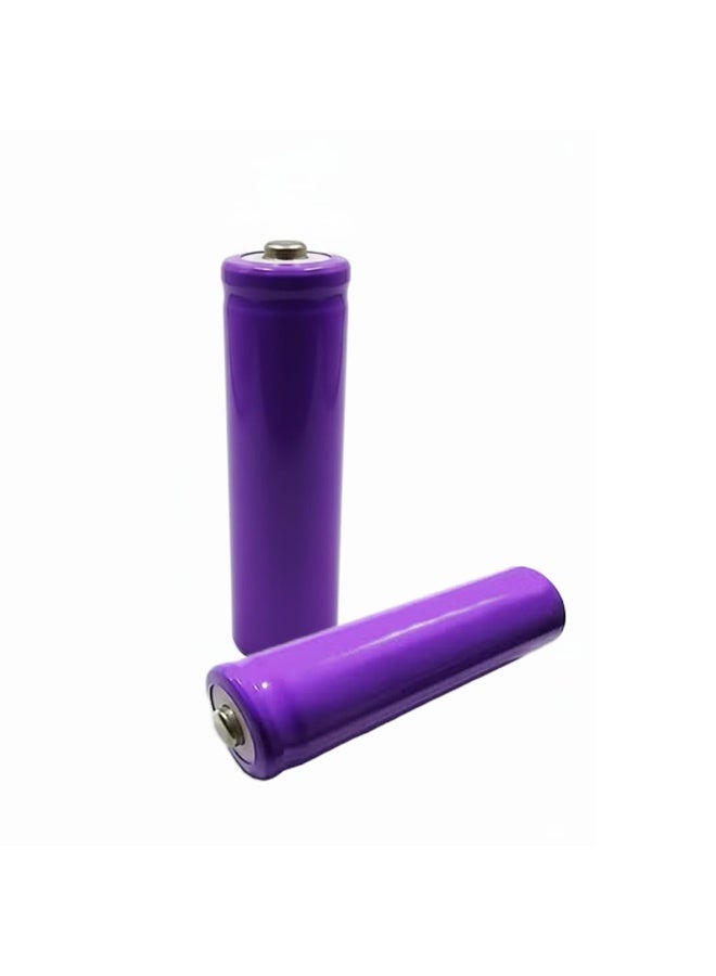 Battery Head, 1.2V/1000mAh Ni-MH (AAA), Rechargeable Battery for LED, Flashlights, Electronic Power Bank, 1pc - Purple - Image 1