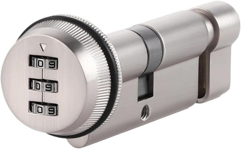 Smart Digital Door Lock Zinc Alloy Keyless Entry For Bedroom Kitchen Bathroom Black 80mm - Image 1