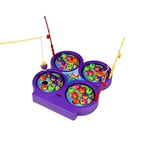 TEMSON Fish Catching Game Toy Set with Music for Kids (Multicolour) - Image 3