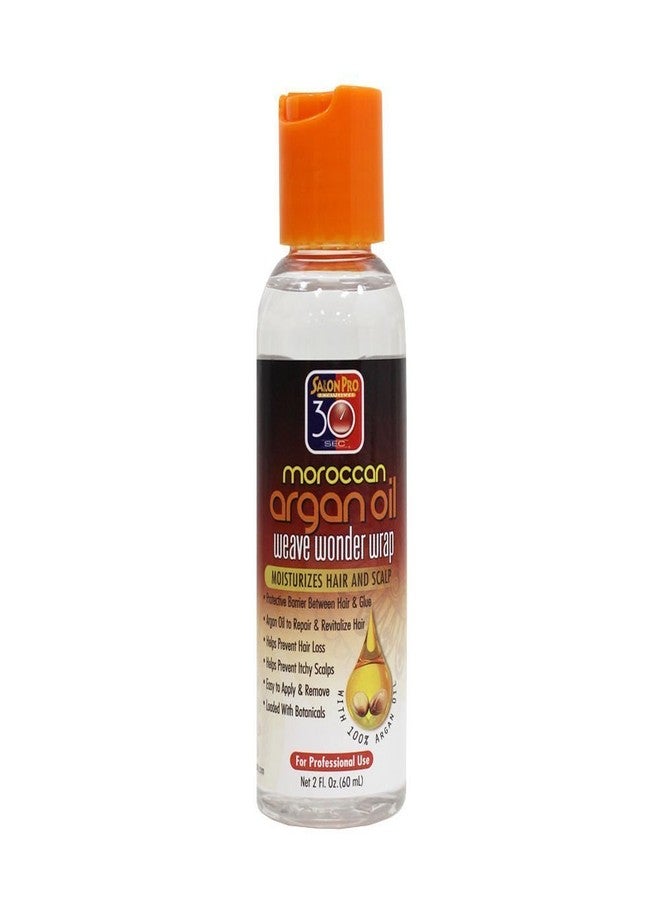 Salon Pro 30 Sec Moroccan Argan Oil Weave Wonder Wrap Clear, 2 Ounce