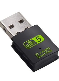 إيروريكس محول واي فاي بلوتوث ثنائي النطاق 2.4 5 جيجاهرتز USB لاسلكي خارجي استقبال ميني واي فاي دونجل للكمبيوتر المحمول المكتبي  - Image 1