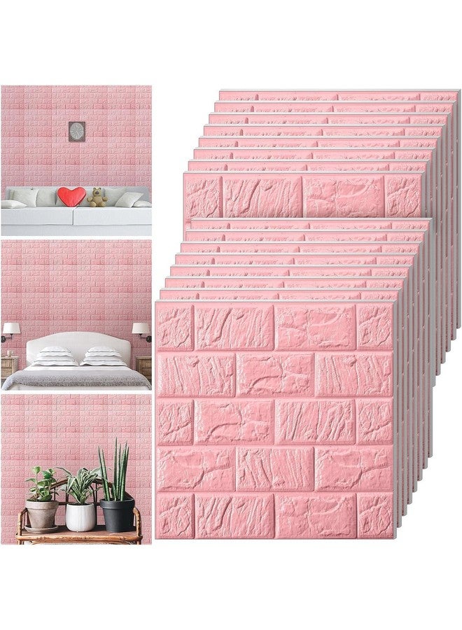 Rylan Self-Adhesive Waterproof PE Foam 3D Wall Panels Wallpaper Sticker for Bathroom, Living Room, and Home Decoration (70 x 77cm, Appx. 5.8Sq Feet)-15 Piece - Image 1