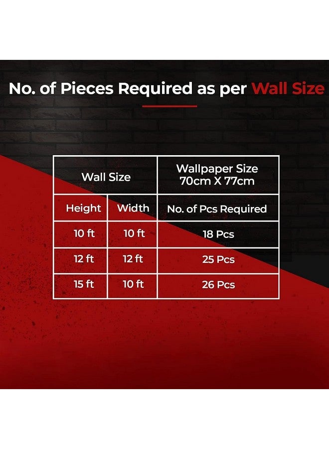 Rylan Self-Adhesive Waterproof PE Foam 3D Wall Panels Wallpaper Sticker for Bathroom, Living Room, and Home Decoration (70 x 77cm, Appx. 5.8Sq Feet)-15 Piece - Image 5