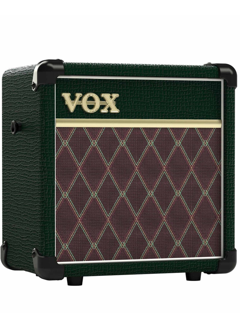 VOX MINI5-RM-BRG2 Mini Series Rhythm Guitar Combo Amp | 5W Digital Modeling | 11 Amp Models | 99 Rhythms | British Racing Green - Image 4
