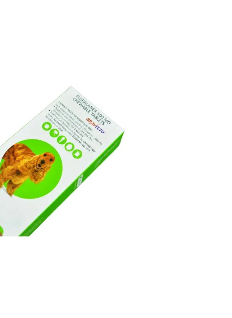 BRAVECTO - MSD | Bravecto Dog Chewable Tablet 10-20  Kg Tick and Flea Control 1 Tablet - Image 1