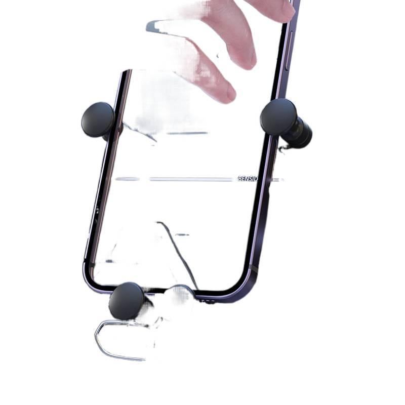 Black Car Phone Holder for Universal Fit - AuraLuxe - Image 4