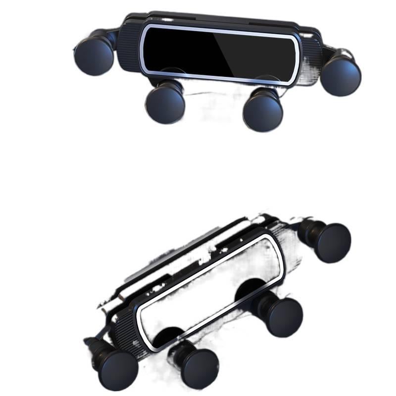 Black Car Phone Holder for Universal Fit - AuraLuxe - Image 3