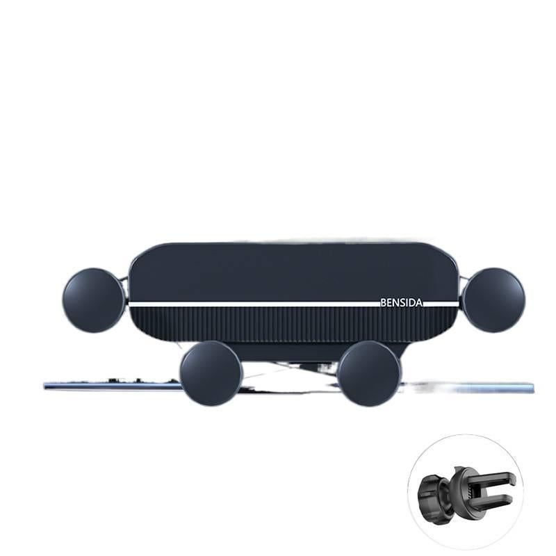 Black Car Phone Holder for Universal Fit - AuraLuxe - Image 1
