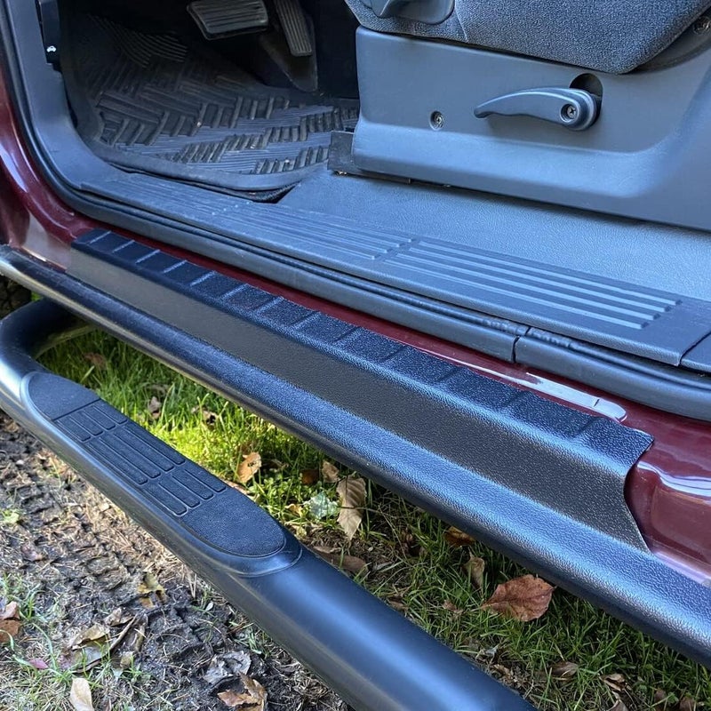 ECOTRIC Rocker Panel Guard Trail Armor Compatible with 1999-2006 Chevy Chevrolet Silverado/GMC Sierra 1500 2500 3500 2007 Chevy Chevrolet Silverado 1500 2500 HD 3500 Classic Crew Cab - Image 4