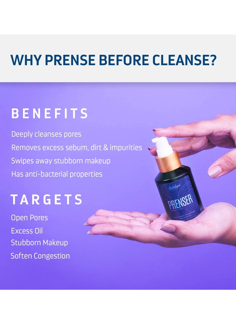 Indulgeo ESSENTIALS INDULGEO ESSENTIALS Prenser Pre Cleansing Oil for Makeup Removal 60ml  - Image 2