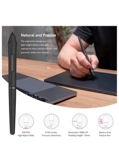 Veikk VK1060PRO Graphic Drawing Tablet – 10x6 Inch Tablet with Double Dial Design, 8192 Pressure Levels, Battery-Free Pen  - Image 3