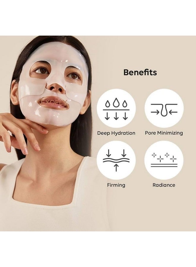 EXOFLY Bio-Collagen Real Deep Mask, Hydrating Overnight Hydrogel MaskSkin Hydrogel Mask for Deep Hydration, Pigmentation, Anti-Aging & Pore Minimizing Hyaluronic Acid, Niacinamide, Vitamin E & Centella 34g(Pack Of 1) - Image 5