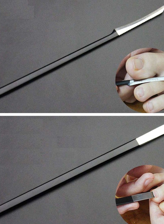 Luzen Pedicure Knife Set, 4Pcs Professional Stainless Steel Ingrown Toenail Knife Tools with Storage Bag Nail Knives Cuticle Remover for Feet Ingrown Toe Nail Correction Pedicure Tools Kit - Image 5