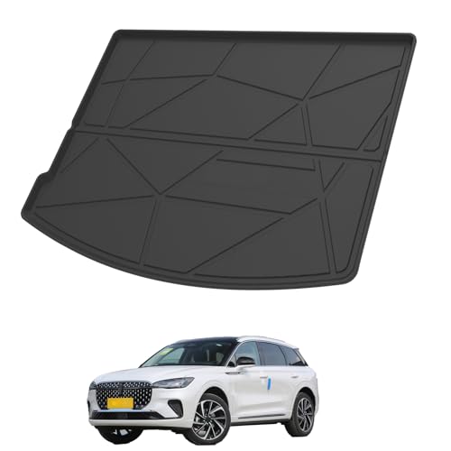 Elsetyler Custom Fit for Cargo Liner 2020-2024 2025 Lincoln Corsair - Black TPE All Weather Heavy Duty Waterproof Rear Cargo Tray Trunk Floor Mat Protector - Image 1