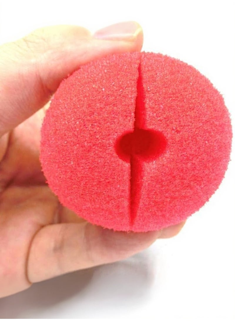 Red Clown Nose, Clown Accessories for Kids and Adults (5 Pieces) - Image 2