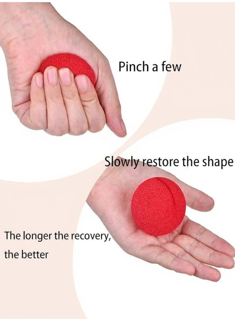 Red Clown Nose, Clown Accessories for Kids and Adults (5 Pieces) - Image 3