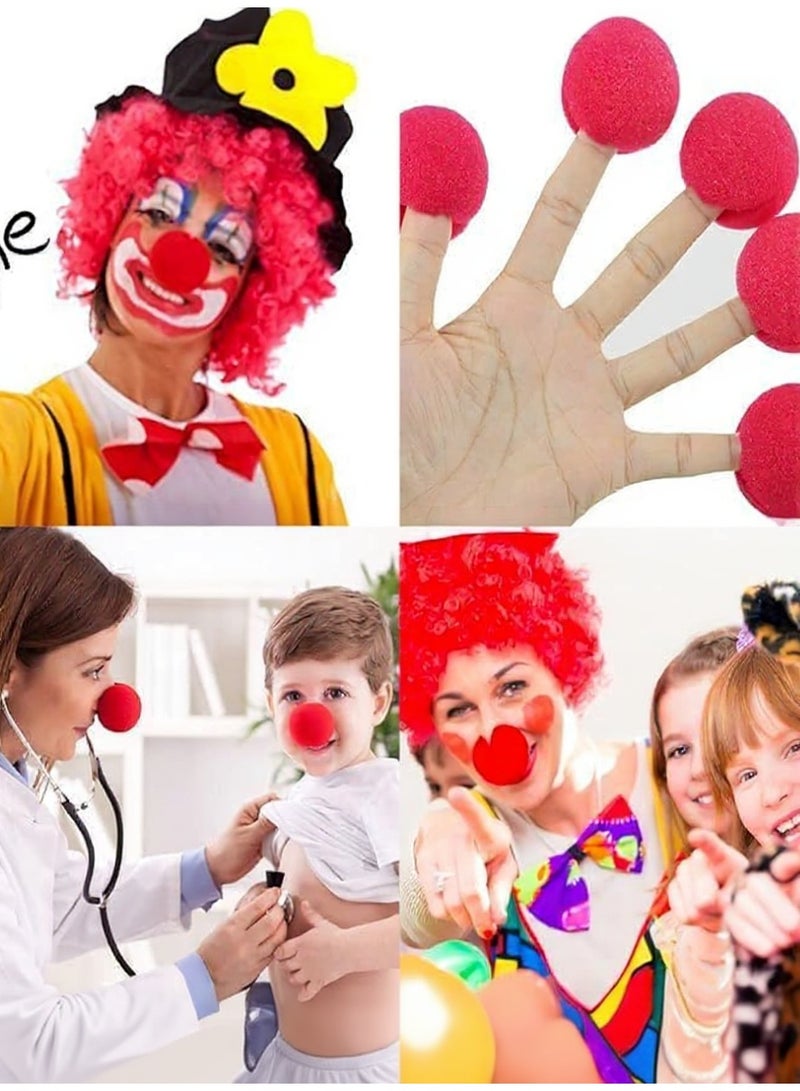Red Clown Nose, Clown Accessories for Kids and Adults (5 Pieces) - Image 4