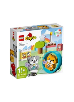 LEGO My First Puppy & Kitten With Sounds Building Toy - 22 PCS  - Image 4