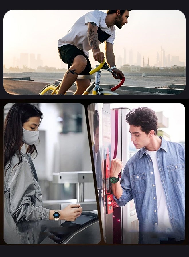 Smart watch for body detection with Bluetooth calling function (answer/make calls), fitness tracking watch with sleep monitoring function, suitable for iPhone/Android, IP68 waterproof - Image 5