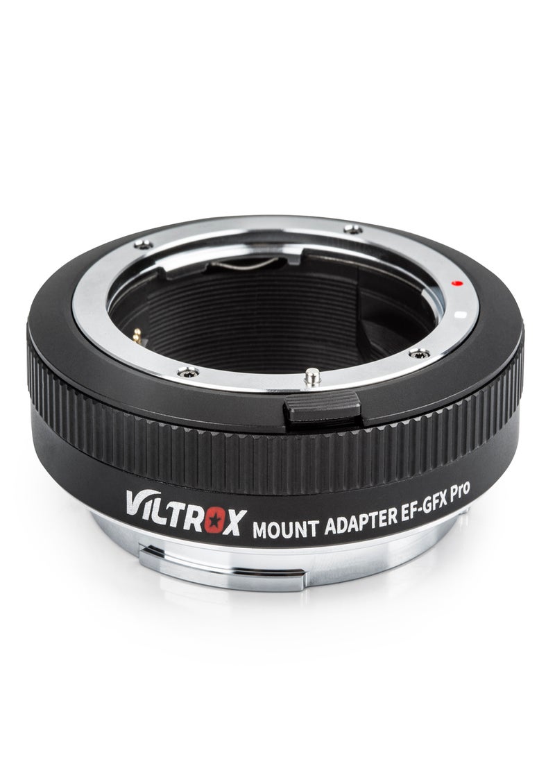 VILTROX EF-GFX Pro Auto Focus Lens Mount Adapter Ring Anti-shake EXIF Transmission Type-C Upgrade Replacement for Canon EF/EF-S Lens to Fuji GFX Medium Format Cameras - Image 1