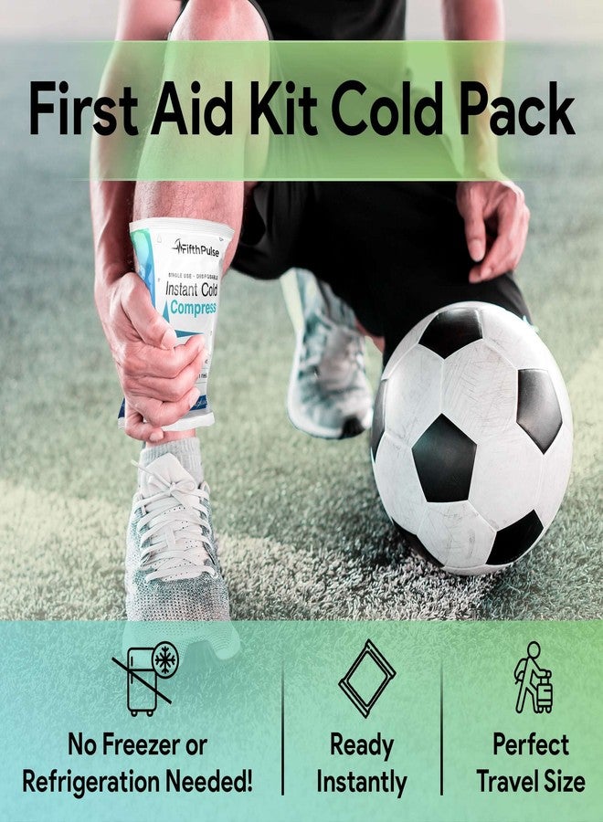 FifthPulse Disposable Instant Ice Packs 5 Pack - 5 x 6 Cold Compress for Injuries, Swelling, Pain Relief, Soreness - No Refrigeration or Freezing Needed - First Aid Kit Emergency Cold Packs - Image 5