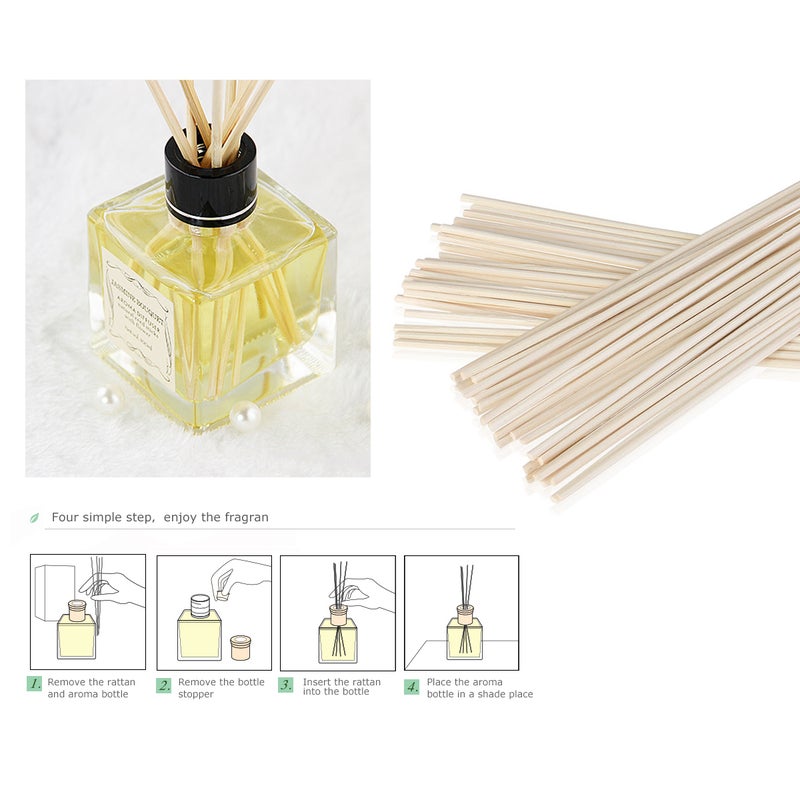 TINKSKY 50pcs Oil Diffuser Replacement Rattan Reed Sticks - Image 4