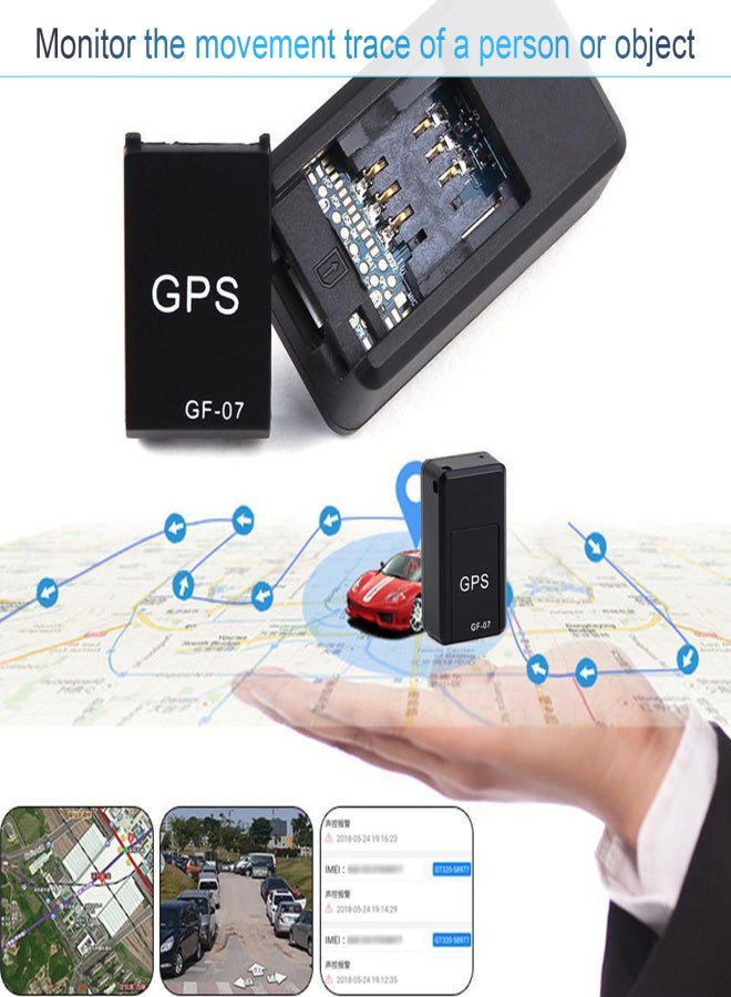 جهاز التتبع GF07، جهاز تتبع GPS صغير، جهاز تحديد المواقع في الوقت الفعلي، جهاز تتبع مغناطيسي مضاد للسرقة، جهاز تحديد موقع المركبة، تحكم صوتي - Image 4