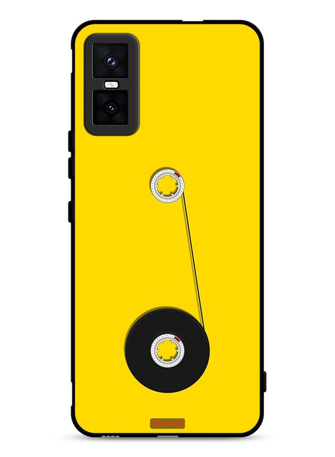 Tolwak Infinix GT 30 Pro Protective Case Cover Cassette Wheel Art - Image 1