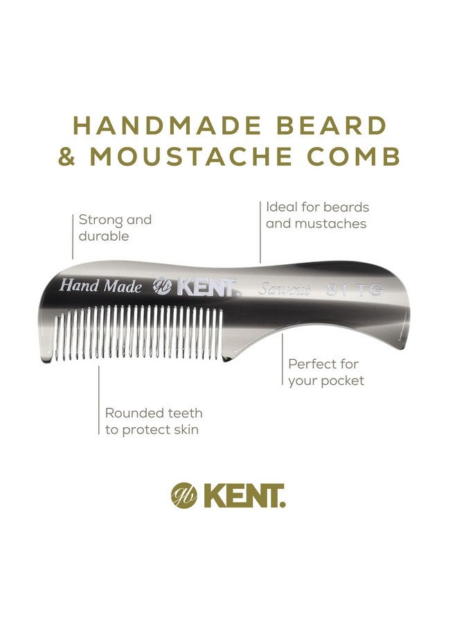 كينت أمشاط للرجال مجموعة مشط اللحية جيب مشط اللحية عدة للرجال للسفر والرعاية المنزلية مشط الشارب للرجال مشط صغير اللحية أمشاط للرجال الاستمالة اليدوية مشط كينت رجالي مجموعة العناية باللحية - Image 5