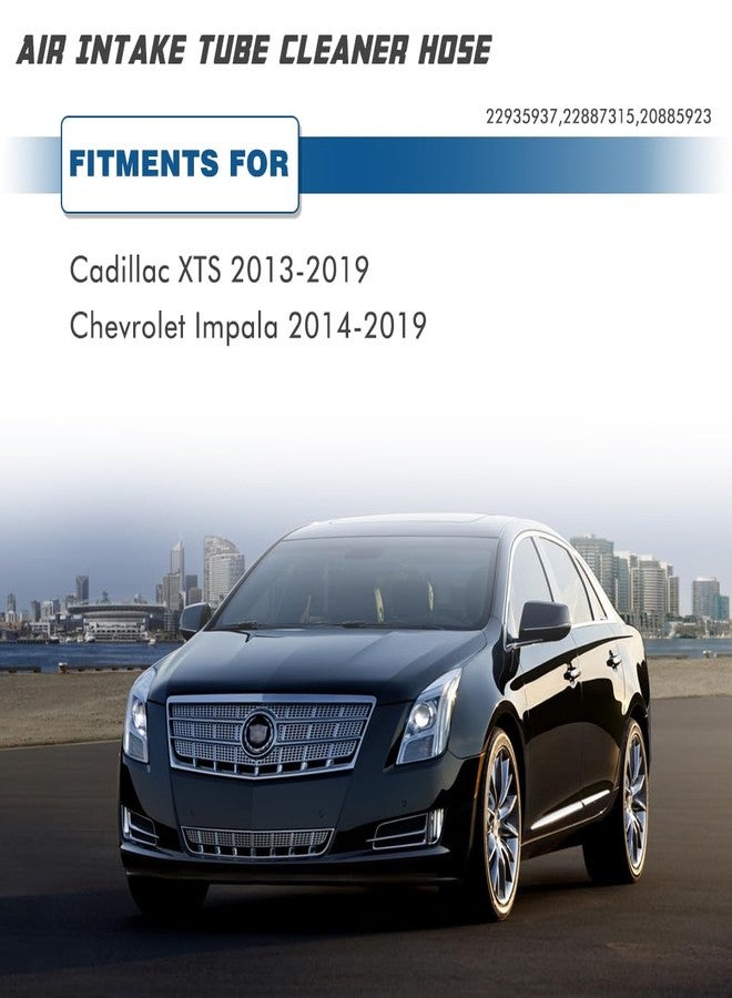A ABIGAIL خرطوم سحب هواء من ABIGAIL متوافق مع سيارات كاديلاك XTS 3.6 لتر موديلات 2013-2019 وشيفروليه إمبالا 3.6 لتر موديلات 2014-2019 - أنبوب فلتر السحب بديل للأرقام 22935937 و22887315 و20885923 - وصلة أنبوب مجرى سحب الهواء - Image 5