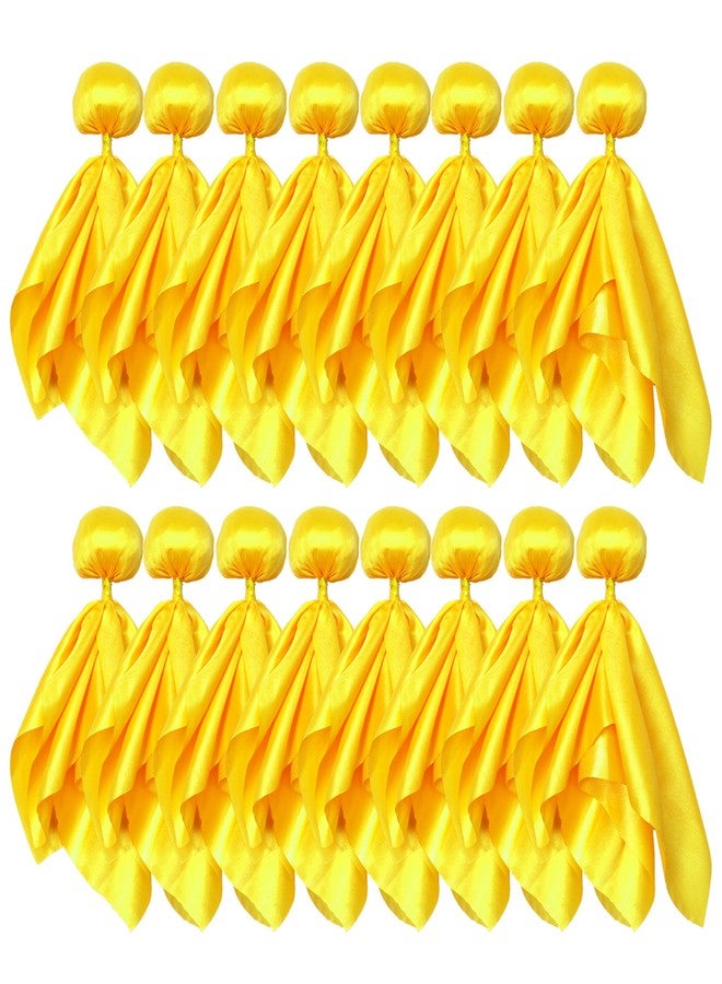 Ahuimeius 16 Pcs Yellow Penalty Flag Football Flags, Referee Flag, Lacrosse,Sports Fan for Football Games Party Accessory Referee Game Party - Image 1