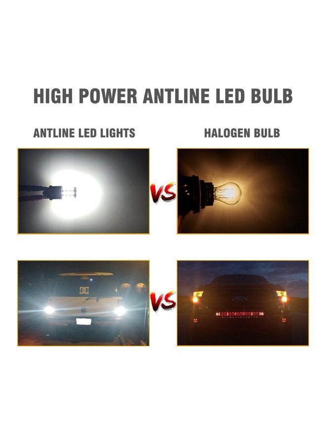 Antline 7443 7440 T20 992 7441 7444 W21W LED Bulbs White, 12-24V Super Bright 1000 Lumens Replacement for Backup Reverse Lights, Tail Brake Lights, Turn Signal Lights (Pack of 4) - Image 2