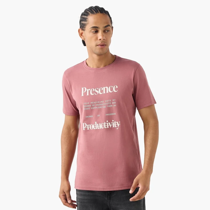 Splash FAV Slogan Print T-shirt