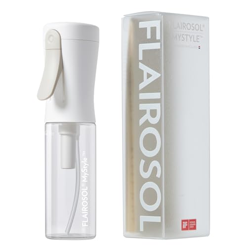 FLAIROSOL MyStyle Spray Bottle for Hair Small Travel Spray Bottle Ultra Fine Continuous Water Mist for Face Hairstyling Salon Cleaning Beauty Toners Hydration Makeup 304oz 90ml White - Image 1