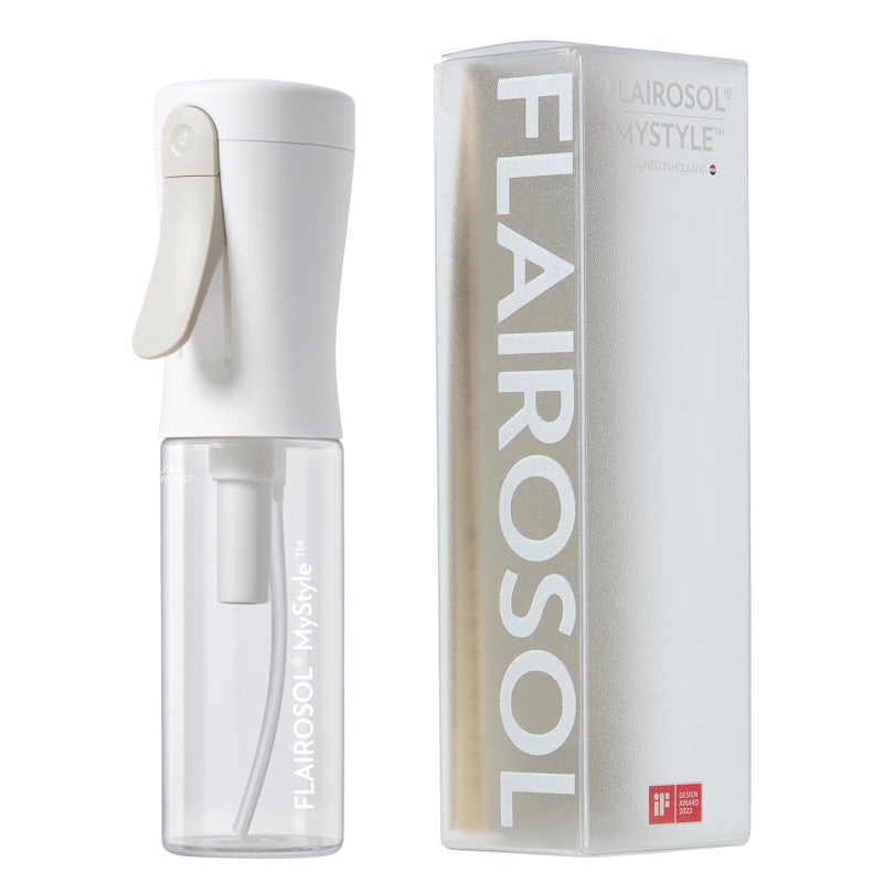 FLAIROSOL MyStyle Spray Bottle for Hair Small Travel Spray Bottle Ultra Fine Continuous Water Mist for Face Hairstyling Salon Cleaning Beauty Toners Hydration Makeup 304oz 90ml White - Image 3