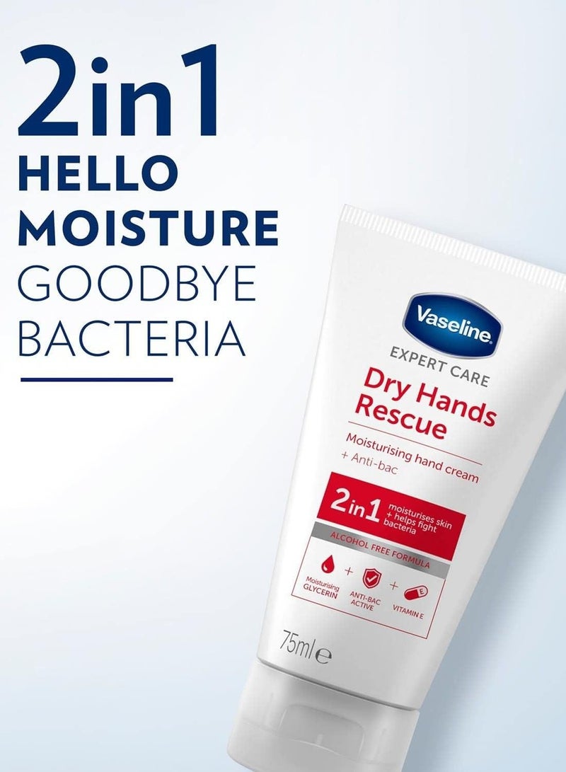 Generic Vaseline Intensive Care Antibacterial Hand Cream 75ml 2pcs  - Image 3