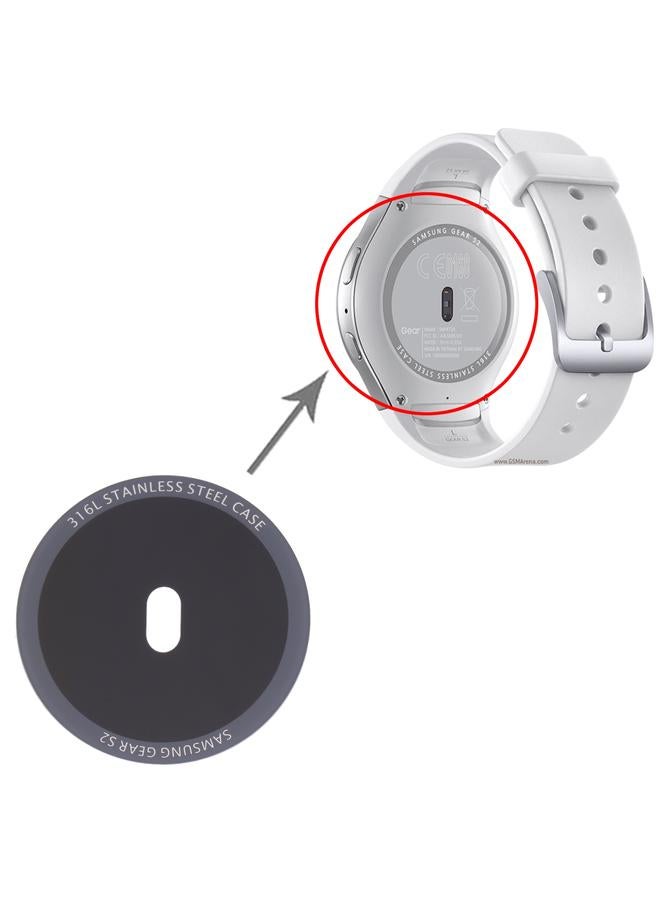 إيروريكس عدسة زجاجية خلفية لساعة سامسونج جير S2 SM-R720 (أسود) - Image 4