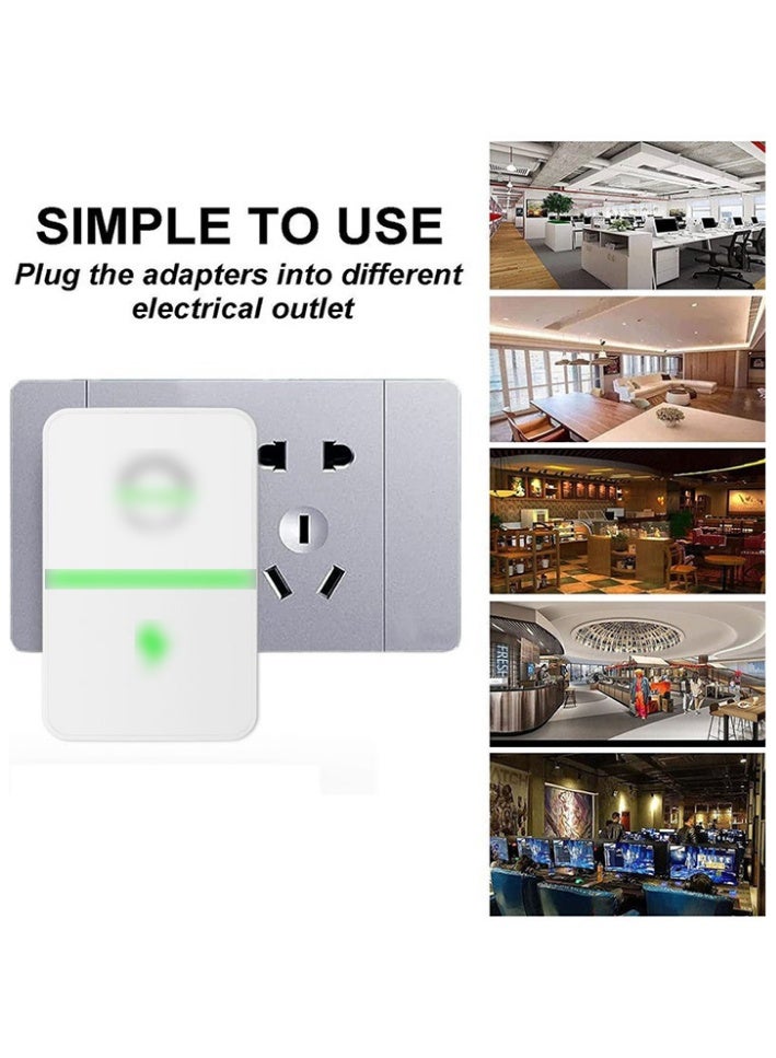 ٤ قطع مثبت جهد معتمد للمنزل - حماية من ٩٠ فولت إلى ٢٩٠ فولت، تأخير في التشغيل، أمان للأجهزة مثل المكيف/الثلاجة/التلفاز - Image 2